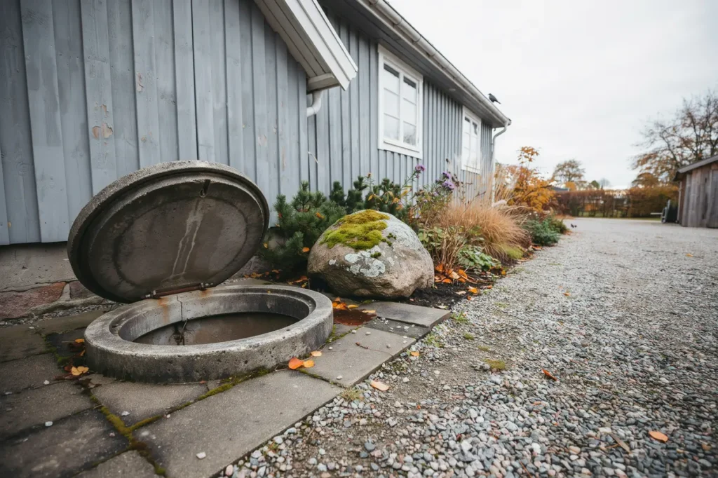 tecken p att avloppet i brunnen beh ver spolas r d f r dig i v rmd kommun